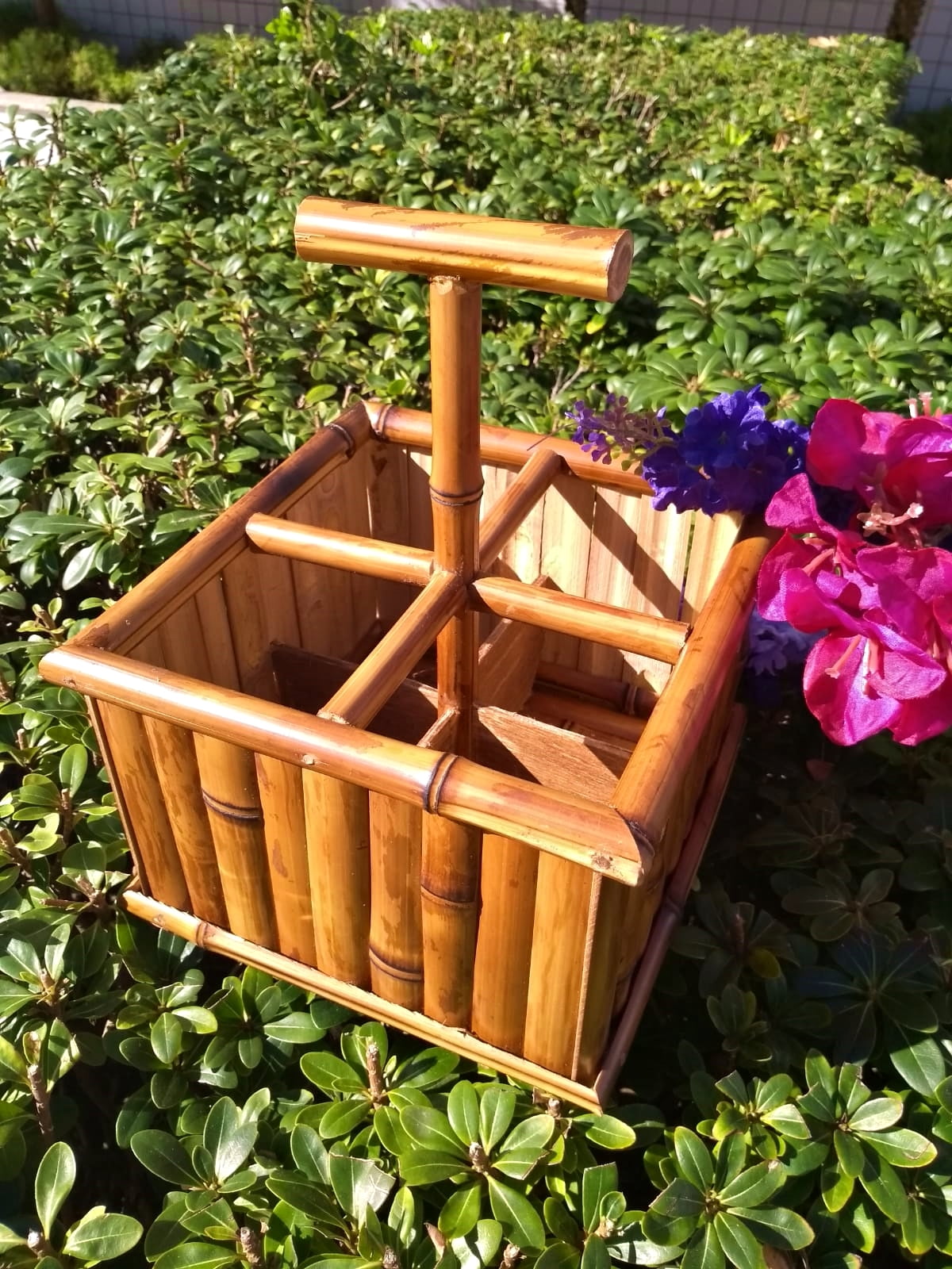 Porta Talher em Bambu