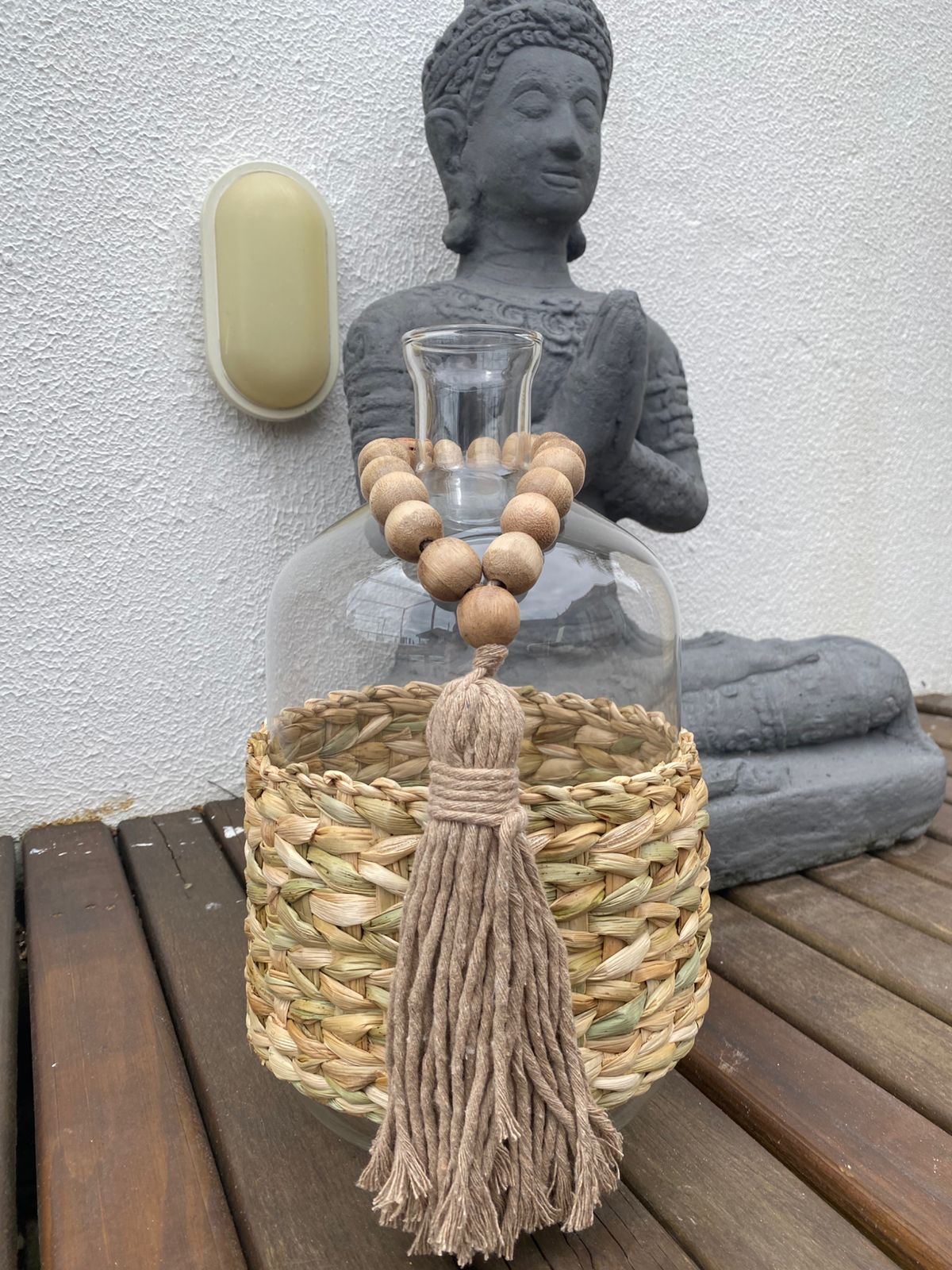 Garrafa H2O Japamala Decorativa Caqui