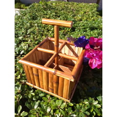 Porta Talher em Bambu