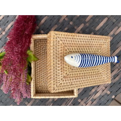 Caixa Rattan Sardinha