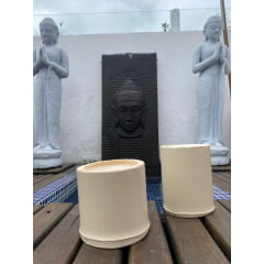 Castiçal Vela em Bambu M