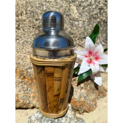 Coqueteleira Inox e Bambu