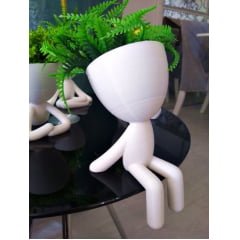 Dupla vasinhos branco Mini Bob - material biodegradável