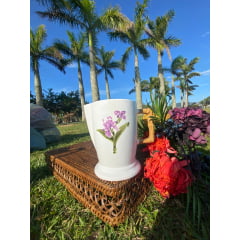 Jarra Orquídea em Porcelana