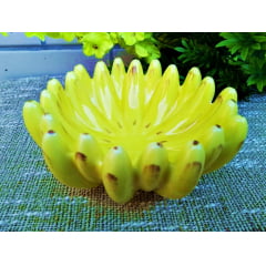 Mini Fruteira banana em porcelana