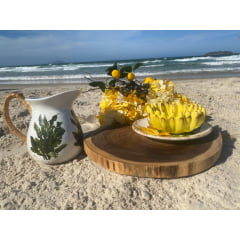 Mini Fruteira Banana em Porcelana