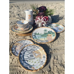 Prato Raso Helo em Porcelana com 6