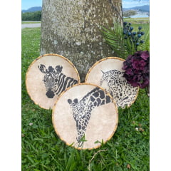 Pratos Rasos Animais em Porcelana com 6